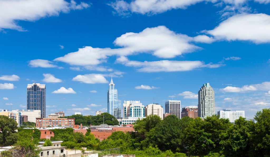 Raleigh skyline